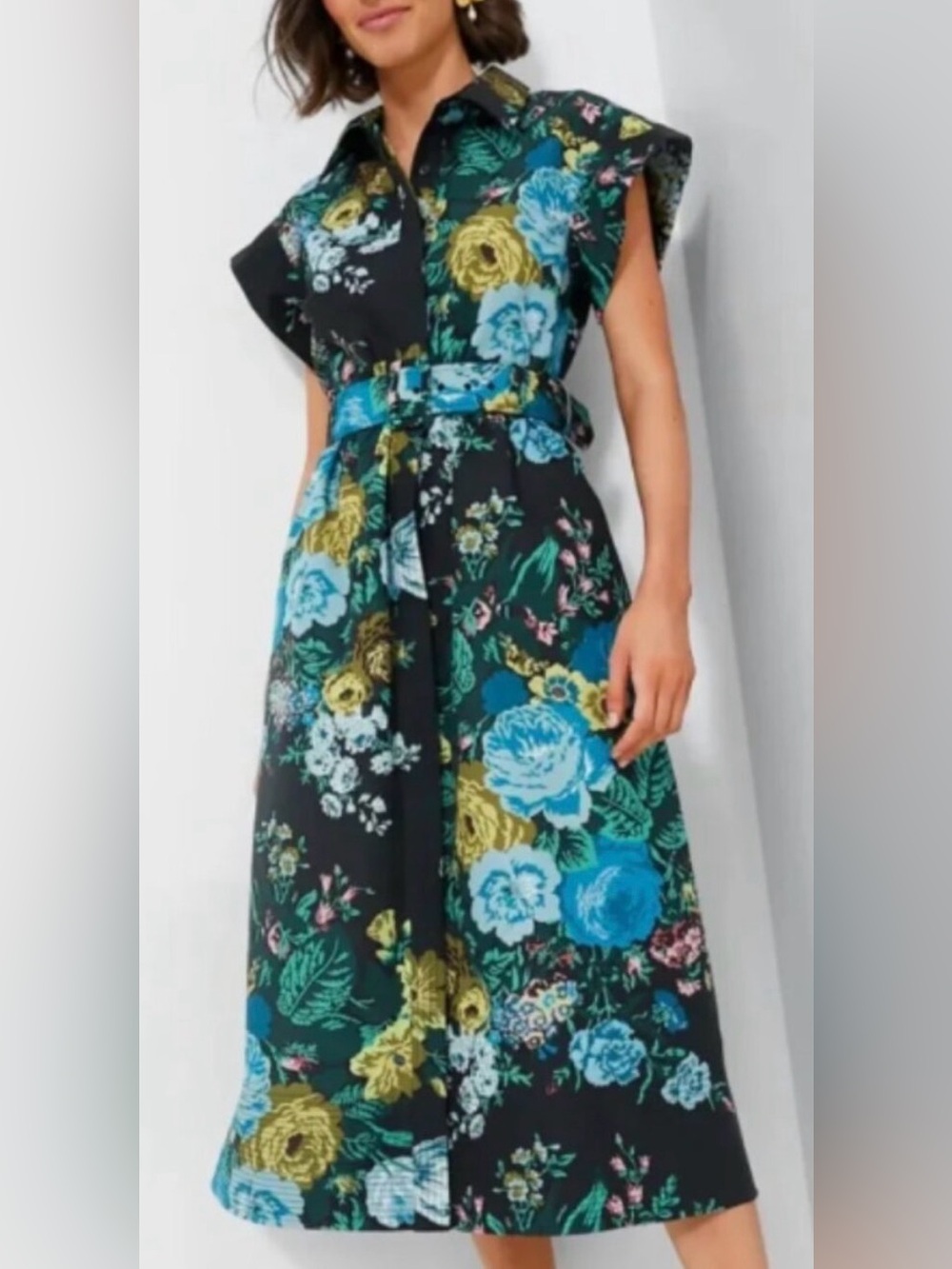 Tuckernuck Chloe Black Floral dress BNWT